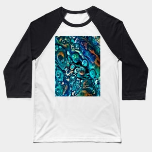 Abstract fluid art Baseball T-Shirt